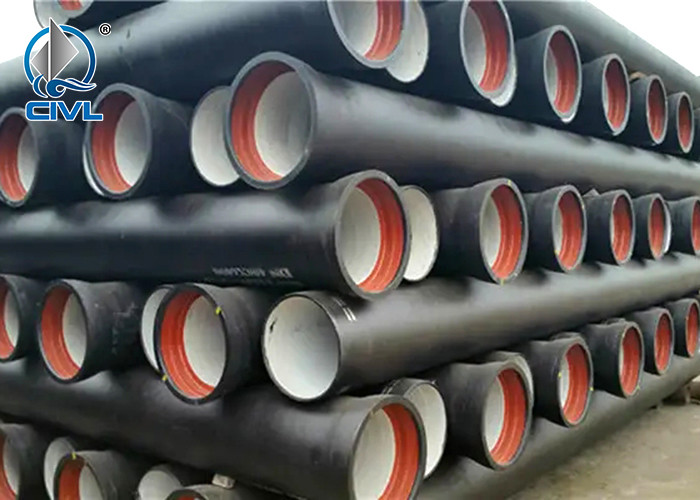 Ductile Iron Pipe DN80-2600mm Ductile Cast Iron Pipes Ball Tube Nodular Iron Tube Nodular Cas DI Fittings Reducer Tee