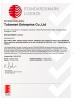 TUBOMART ENTERPRISE CO., LTD. Certifications