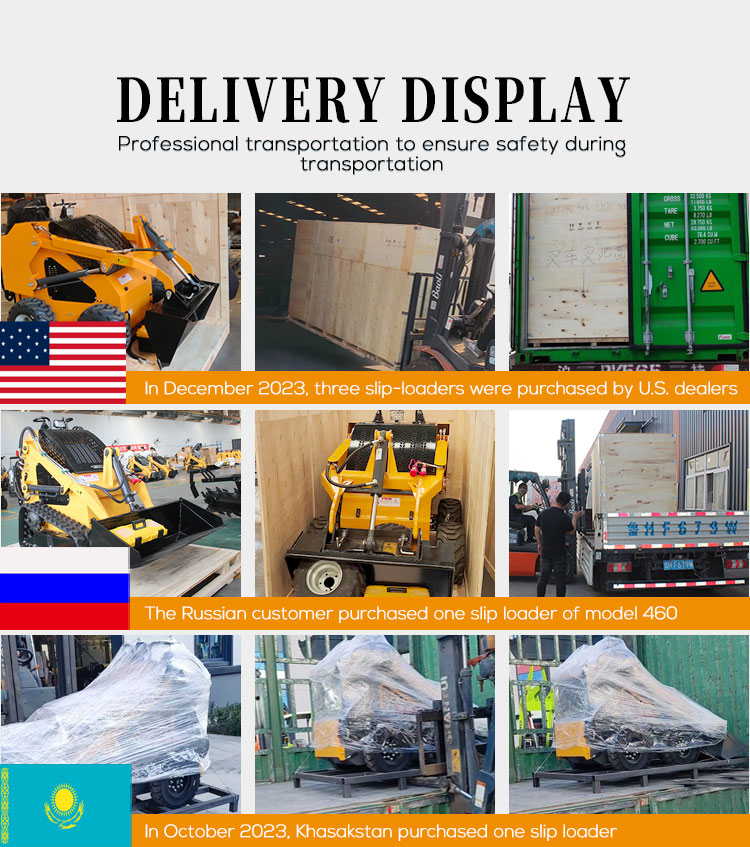 420 Wheel Skid Steer Loader with 4 in 1 Bucket Customer's Requirement and Affordable