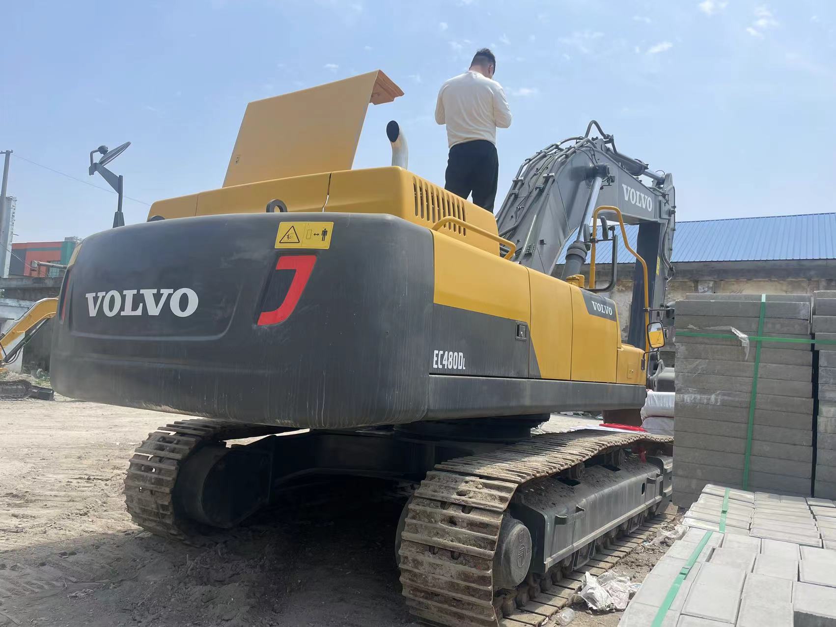 Used excavator VOLVO EC480/Switzerland original machinery heavy equipment machinery secondhand machine 48T