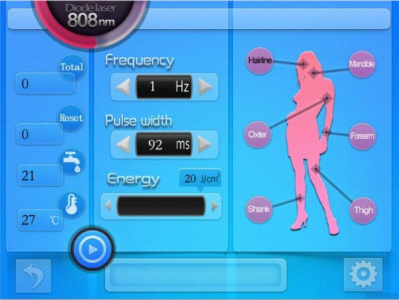 portable diode laser 808 hair removal