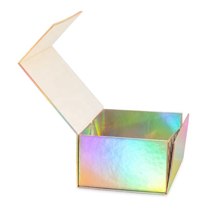Solid Color Classic Style Custom Logo Printing Matt Laminated Rigid Foldable Cardboard Wedding Grown Packaging Magnetic Box