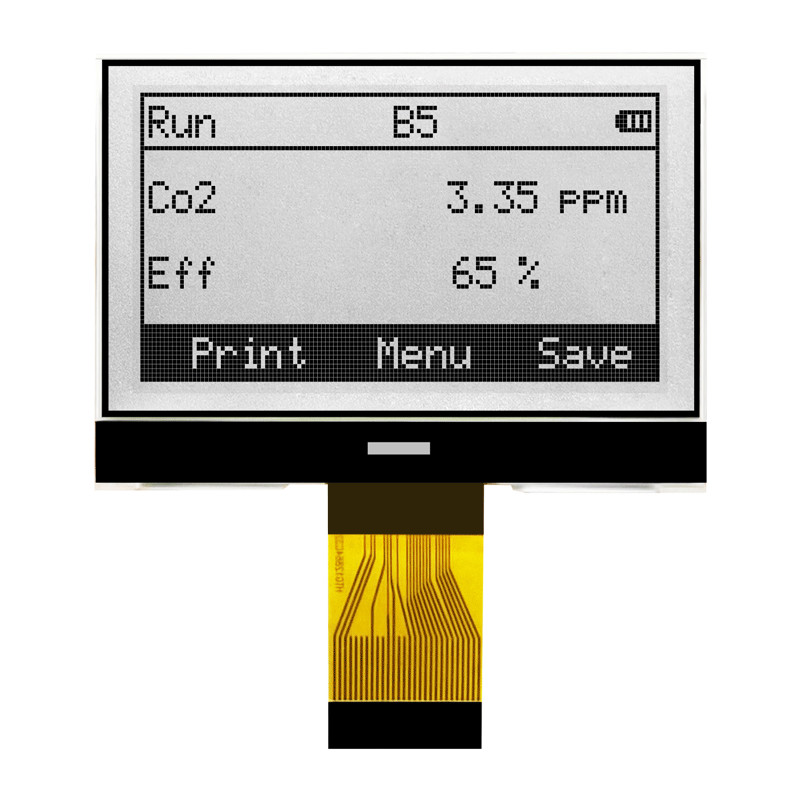128X64 Gray LCD Graphic Display Module With White Side Backlight HTG12864-93