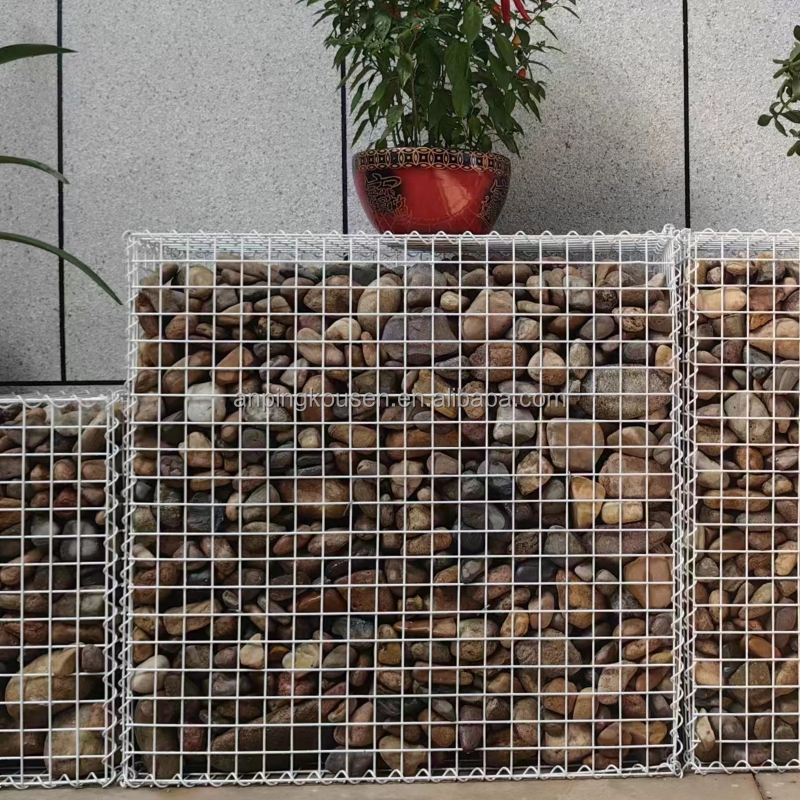 Welded Mesh Gabion Wall in 2mx1mx1m Size for Long Service Life and Conservancy Protect