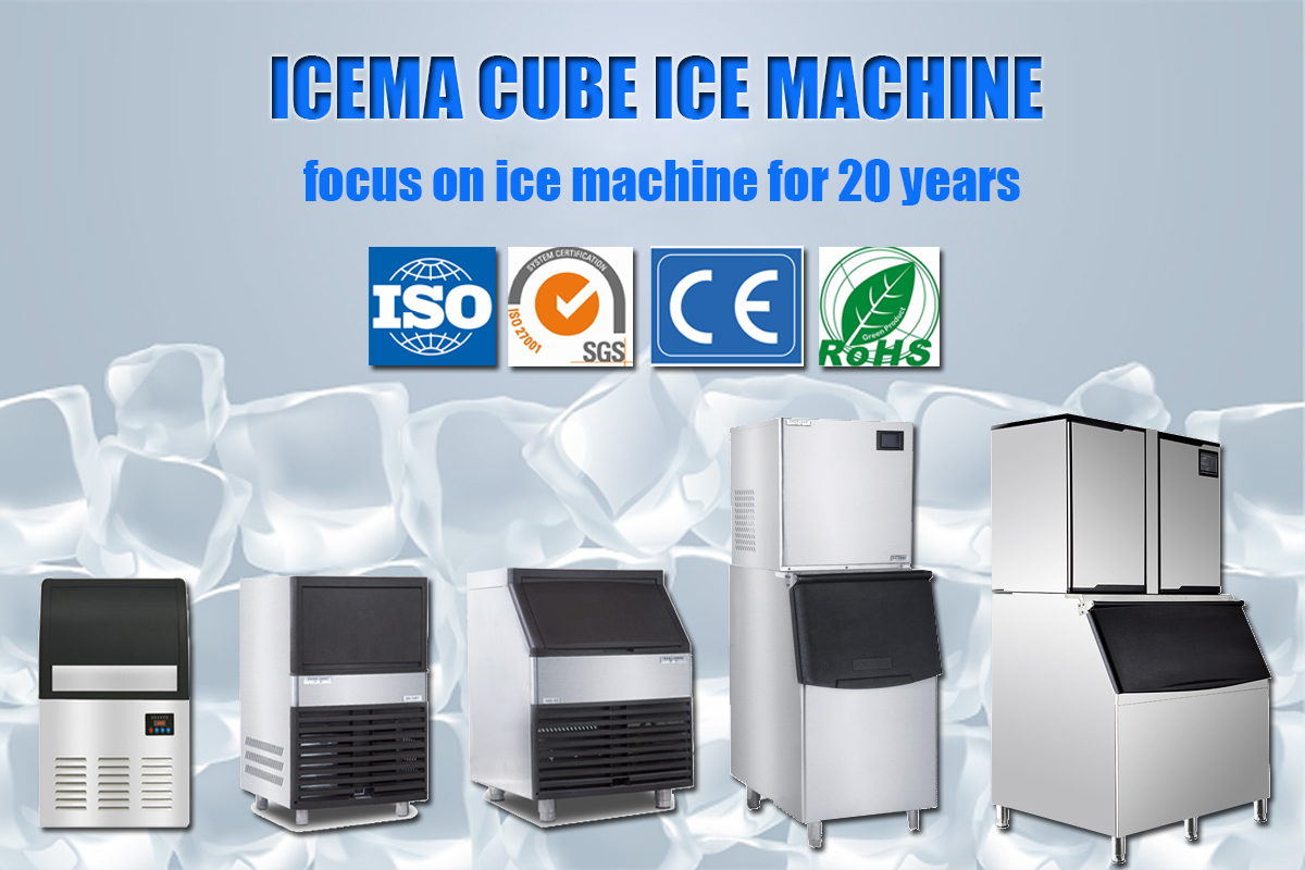 1245*645*760mm Commercial Automatic Ice Cube Machine in Latest Model 700kg-1000kg/24h