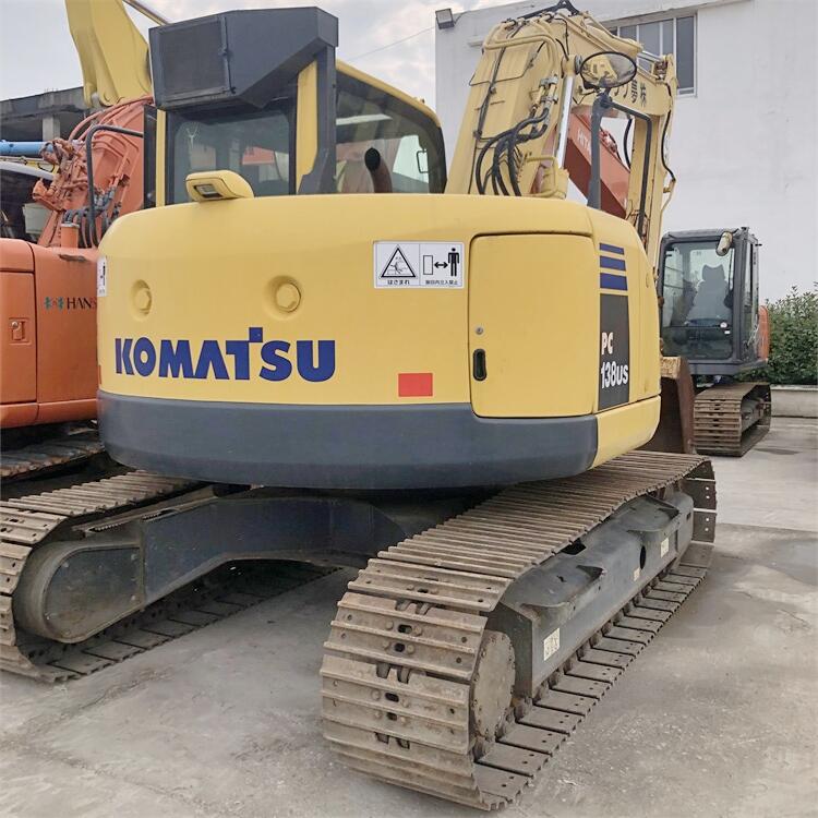 Second Hand Komatsu PC138US Tracked Excavator Operating Weight 13480 Well Maintained