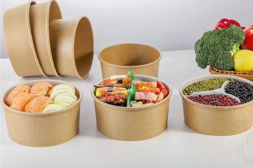 140-350gsm Paper Bowl Making Machine Salad Kebab Fast Fried Food Box Making Machine