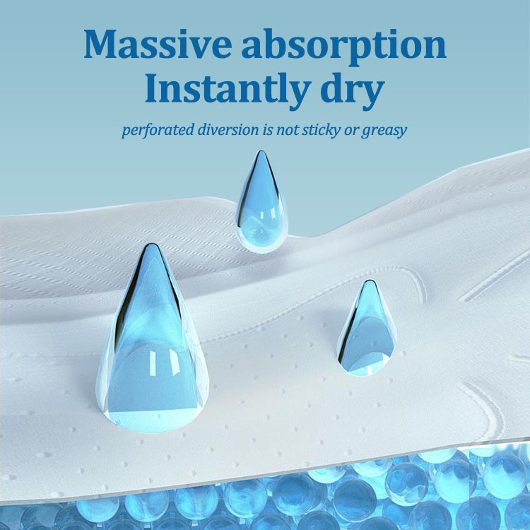 Female Night Use Sanitary Napkin Disposable SAP Negative Ion Sanitary Pad