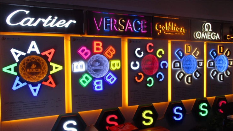 Custom Outdoor Building Signs Illuminated Lettre Rgb Led Frontlit And Backlit 3d Led Channel Letter Signs