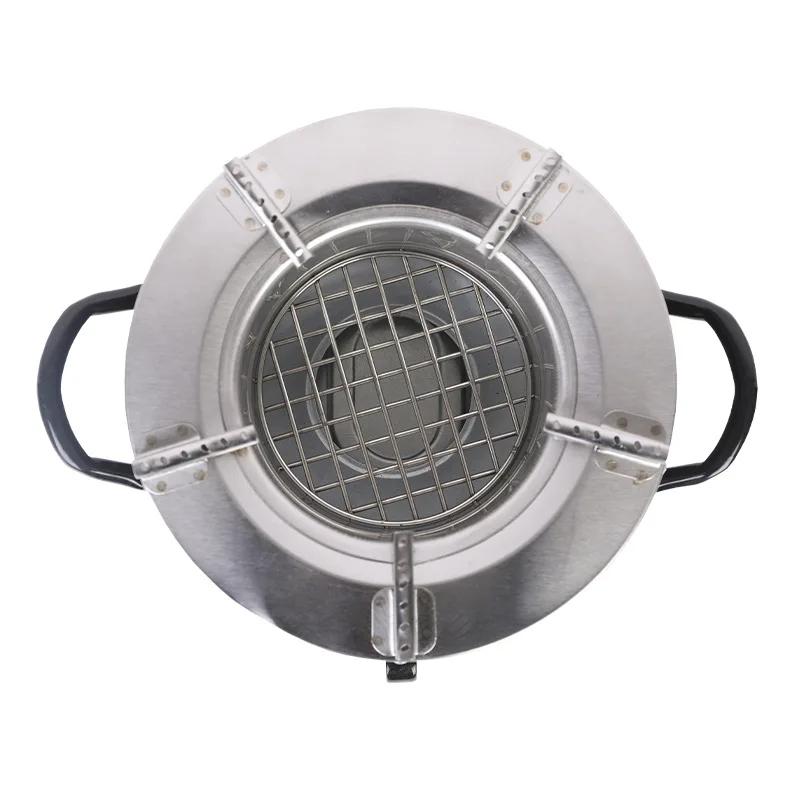Jikojiuao Africa Nigeria Windproof 3.5 KG Small Charcoal Cooking Stove Stainless Steel