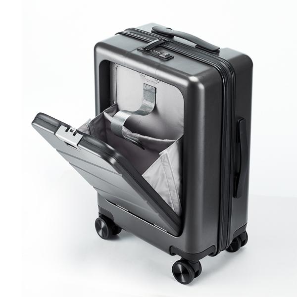 Abrasion-Resistant Multi-Functional Luggage with Soft Handle Combination Lock Wide Opening