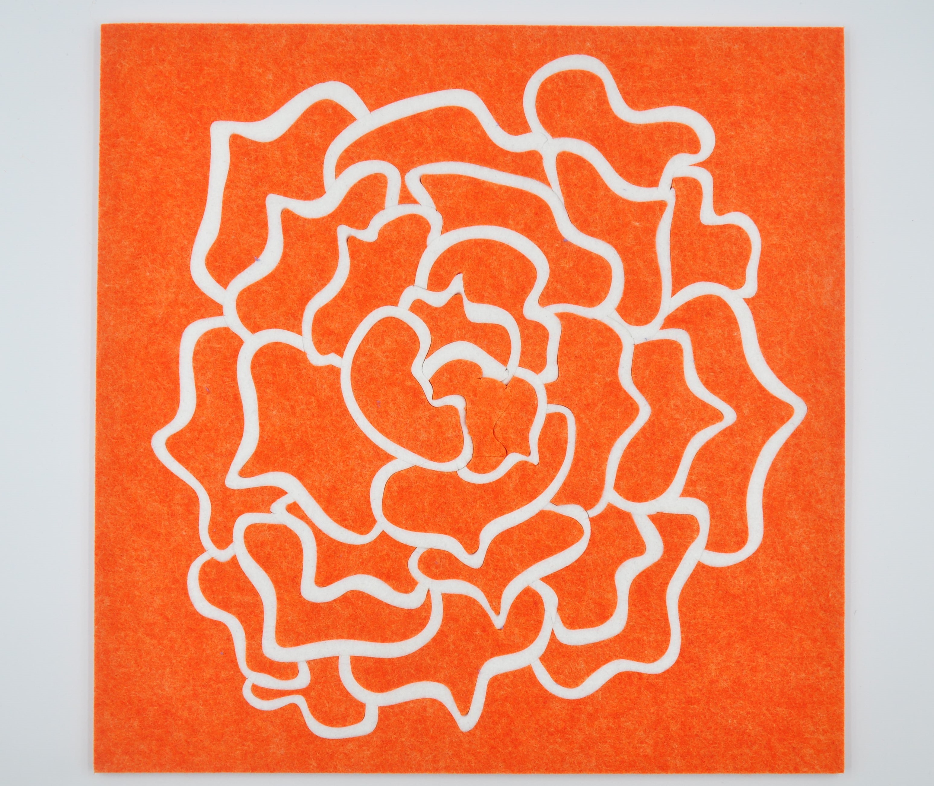 PET Carved Noise Depending Acoustic Panels Polyester Fiber Felt Soundproofing Panels