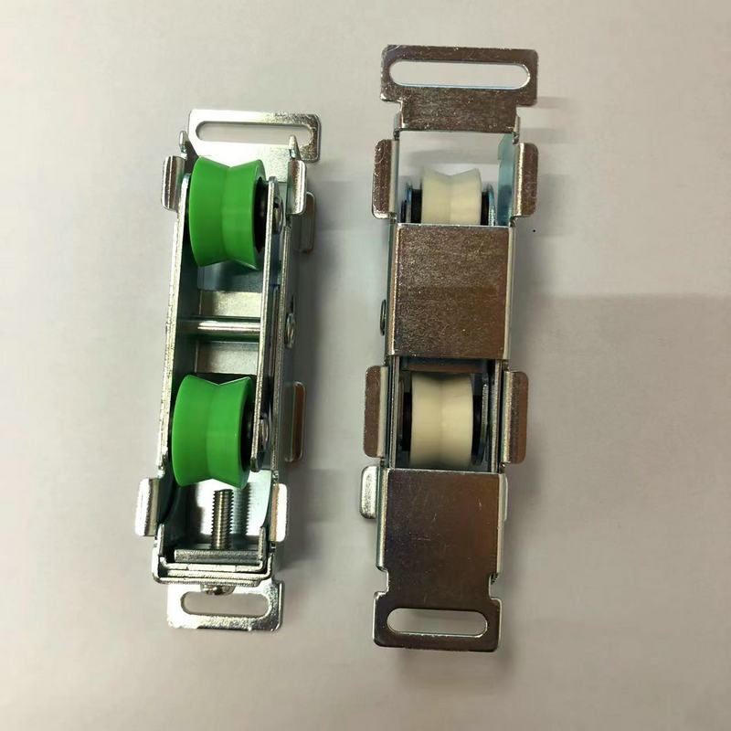 32-55mm Width Zinc Coated Aluminium Alloy Sliding Door Roller Nylon Wheel Door Bearing