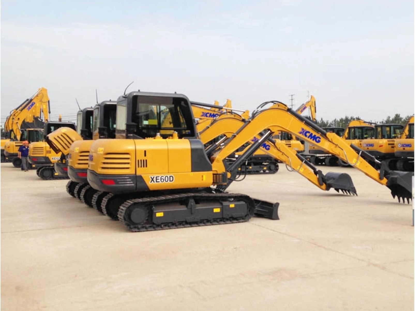 XE60D XCMG Excavator Used 2015 Year Pre Owned Excavator