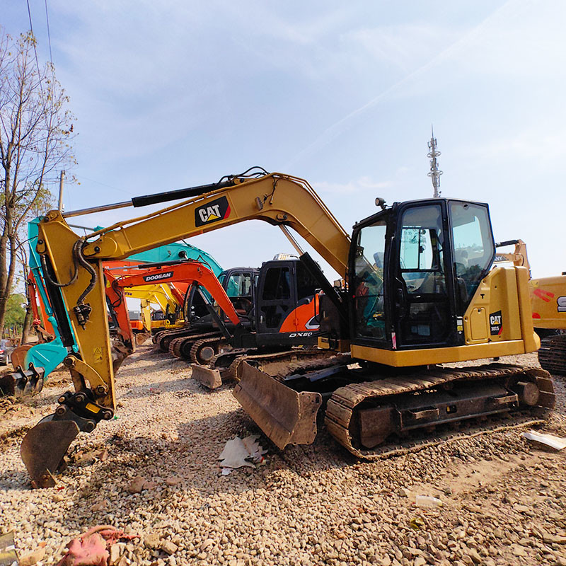 Carter 307.5 Used Caterpillar Excavator Repossessed Hydraulic Crawler 7.5ton
