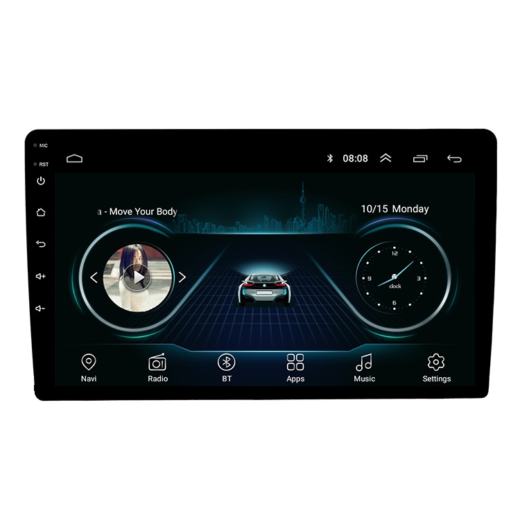Universal 10 Inch Double Din FM Car radio DVD Player 1+16GB Google Map Car Navigation