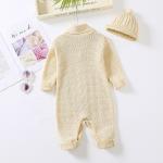 Autumn New Toddler Baby Boys Girls Knitted Bodysuit Infant Jumpsuit Knitwear