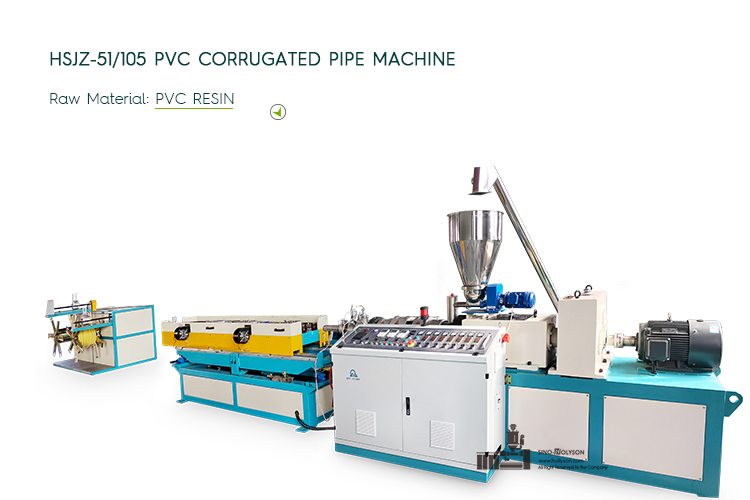 42 Rpm PVC Corrugated Pipe Making Machine 2000KG Capacity