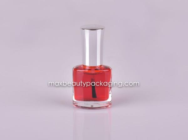metallic silver nail polish cap 8ml cnd nail polish bottle CND shape nail polish