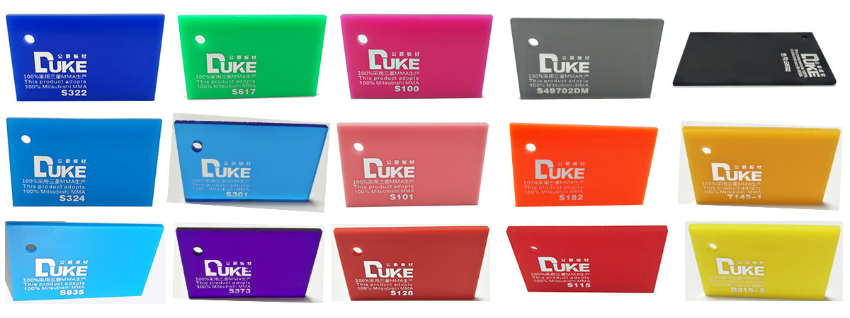 100% Mitsubishi MMA Signage Colored Acrylic Sheet UV Resistant