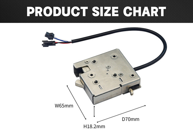 12V Industrial Electrical Cabinet Lock Electric Control Storage Locker Lock