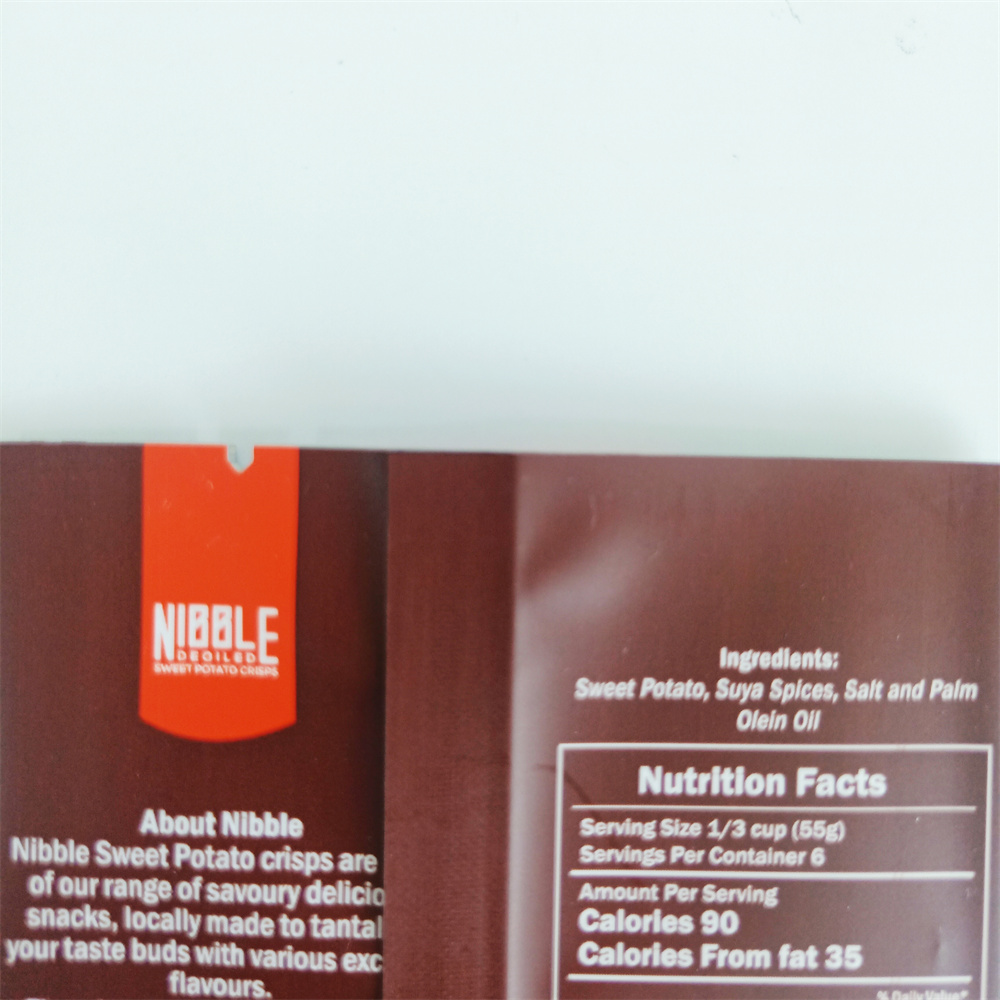 Custom Printed Food Grade Nitrogen Flush Chips Bags Sealer Metallic Foil Packaging Bags For Potatoes Chips