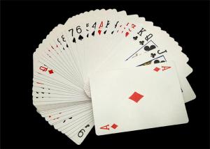 Buy cheap Modern Shuffle Master Casino Playing Cards Thick Paper Printing for Gambling House product