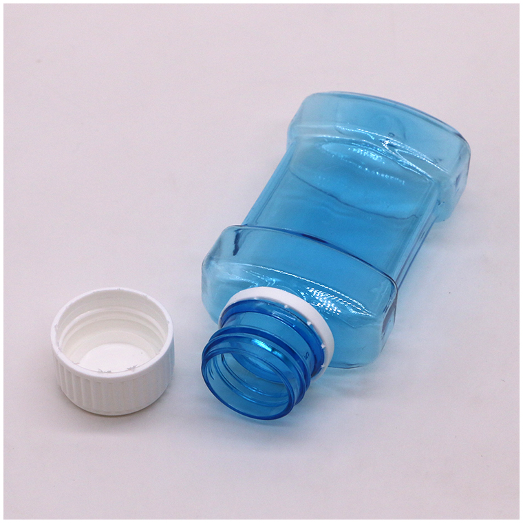 Customized Color Printing 75mL PET Plastic Bottle for Mouth Wash Liquid Travel Size