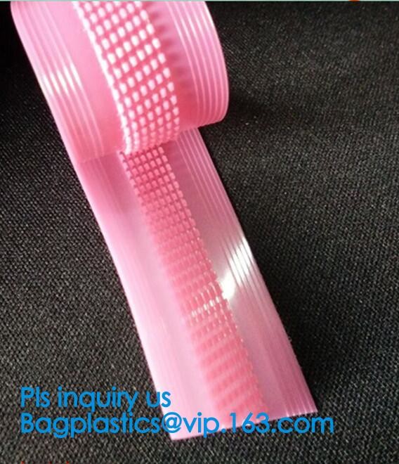 Eco-Friendly VELCRO Seal Strip, Press-Lock Seal Zipper, Pouch Bags Accessories, Easy Tear Plastic seal lock