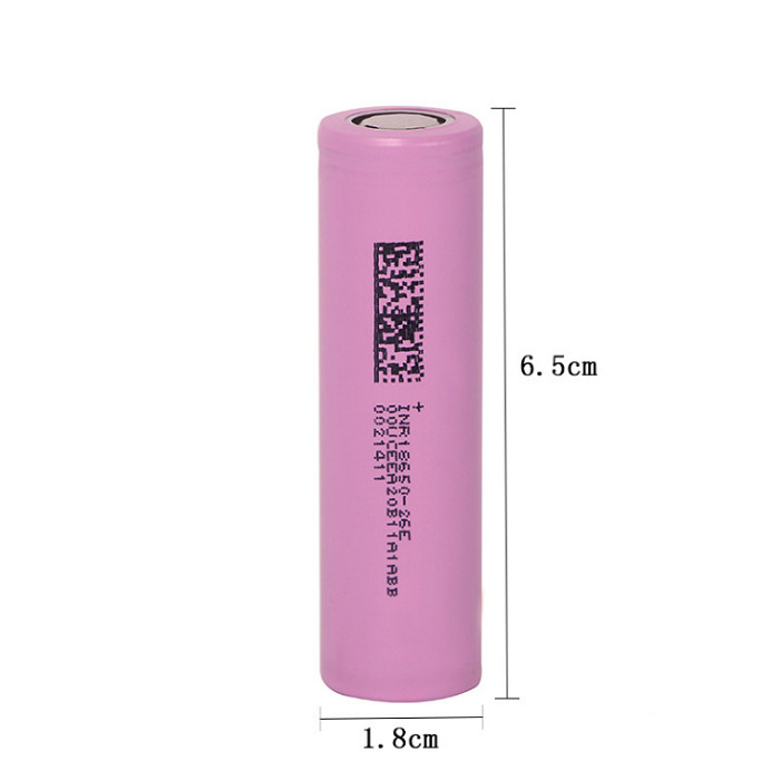 OEM 5C 2600mAh 3.7 V 18650 Rechargeable Lithium Battery No Memory Effect