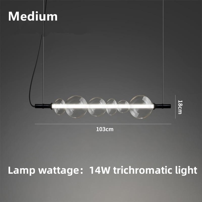 Nordic glass pendant light Transparent Lampshade bubble light(WH-AP-546)