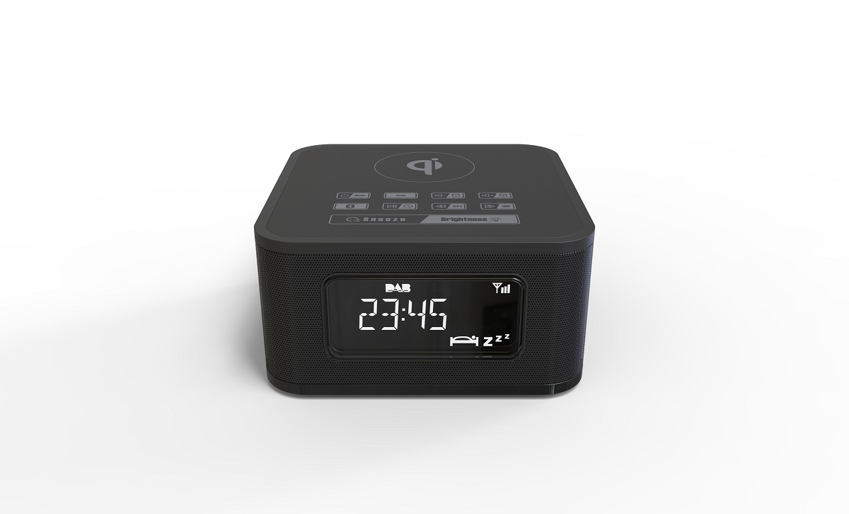 Dual Alarm Radio Dab Bluetooth Clock DAB Radio With Rechargeable Battery Pack