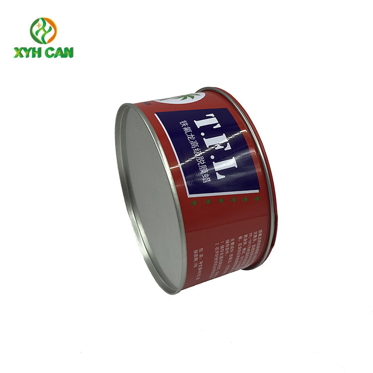 Wax Tin Can Recyclable Box Latas Wax Tin 250ml-500ml CMYK Off Set Printing