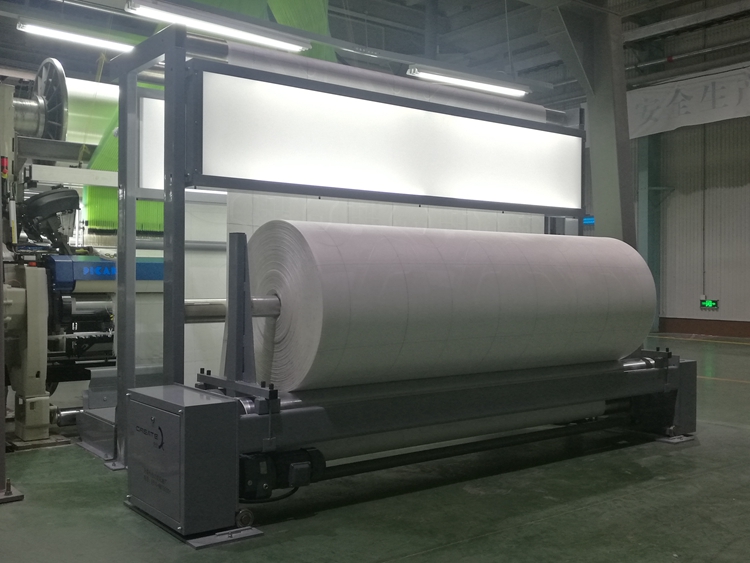 Electric Cloth Roll Winder Equipment For Inspection Table With Led