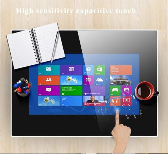 Innovation Smart Touch Wireless Charger LCD Display Touch Table For Restaurant  Advertising Player Touch Coffee Table