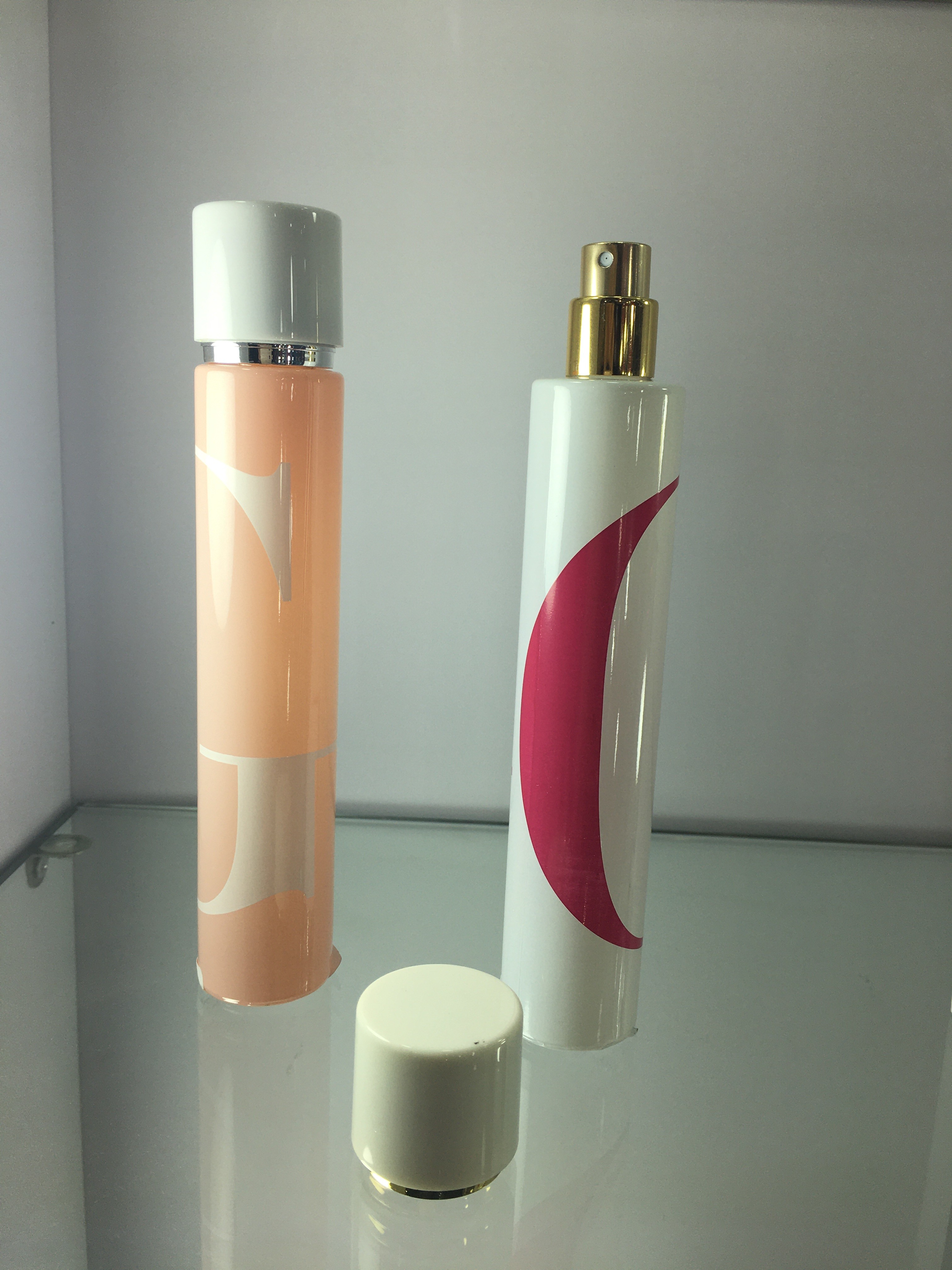 30ml 50ml Slim Cylinder Perfume Bottle Atomizer Sprayer Type