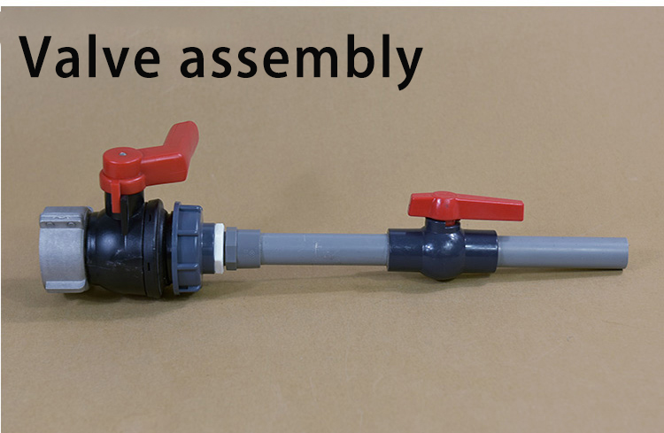 2" and 1.5" Adapters Pipes Fittings for Round Head Female Connection Connect IBC Tanks
