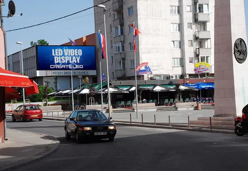 Meanwell Power Outdoor Advertising Billboard Smd Led Screen EMC FCC Certified