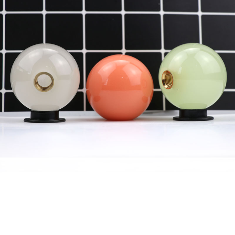 Round Billiard Gumball Shift Knob , Manual Gear Stick Shift Knob
