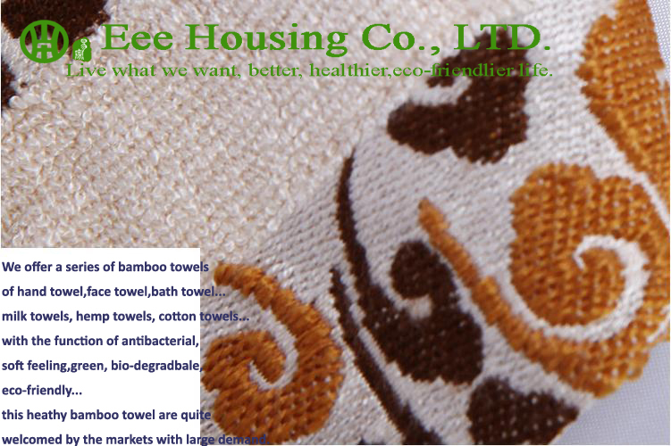 100% Bamboo Fiber Tower, Eco-friendly 34cm*76cm,organic bamboo towel anti-bacterial organic bamboo towel