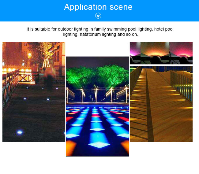 3W Inground Pool Led Lights , White Color Led Driveway Light DC24V with CE ROHS