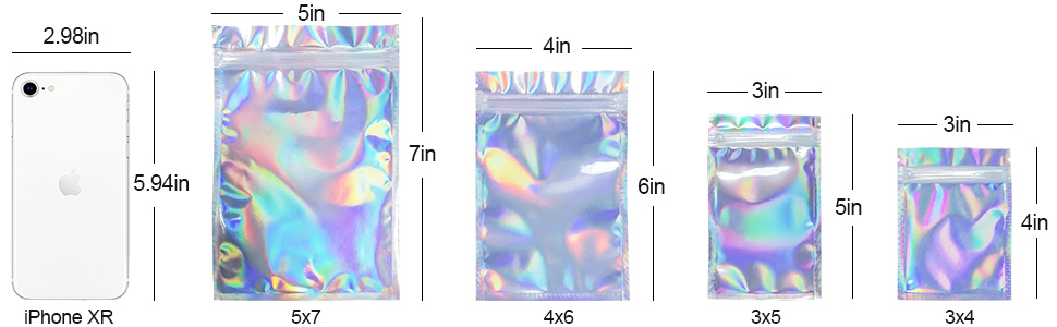 mylar Zip lockk bags