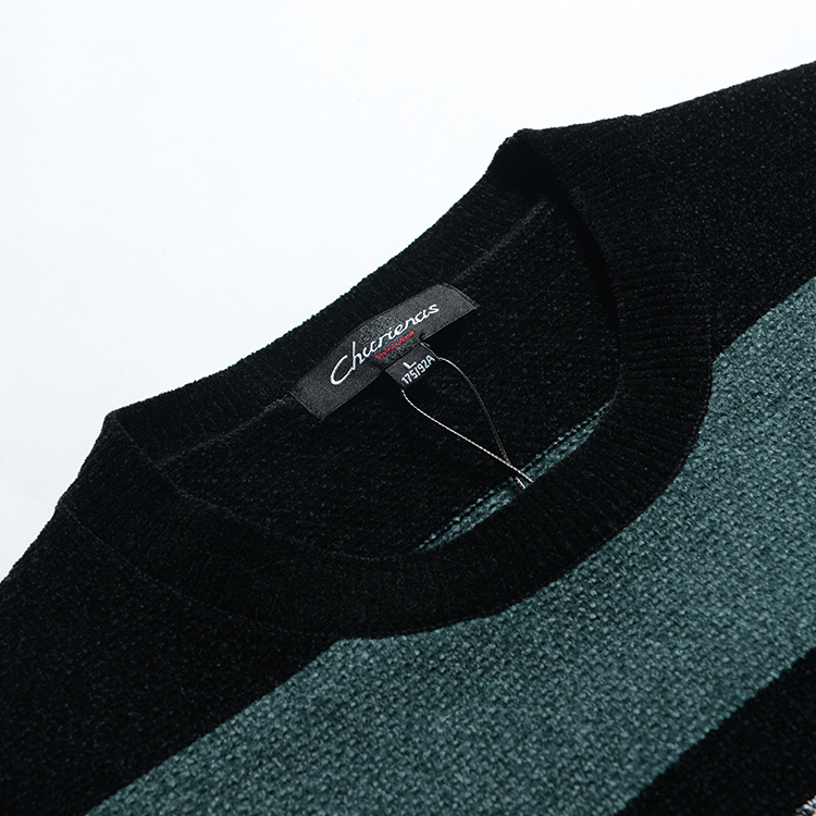 100% Polyester Mens Warm Winter Sweaters / Mens Pullover Jumper Long Sleeve