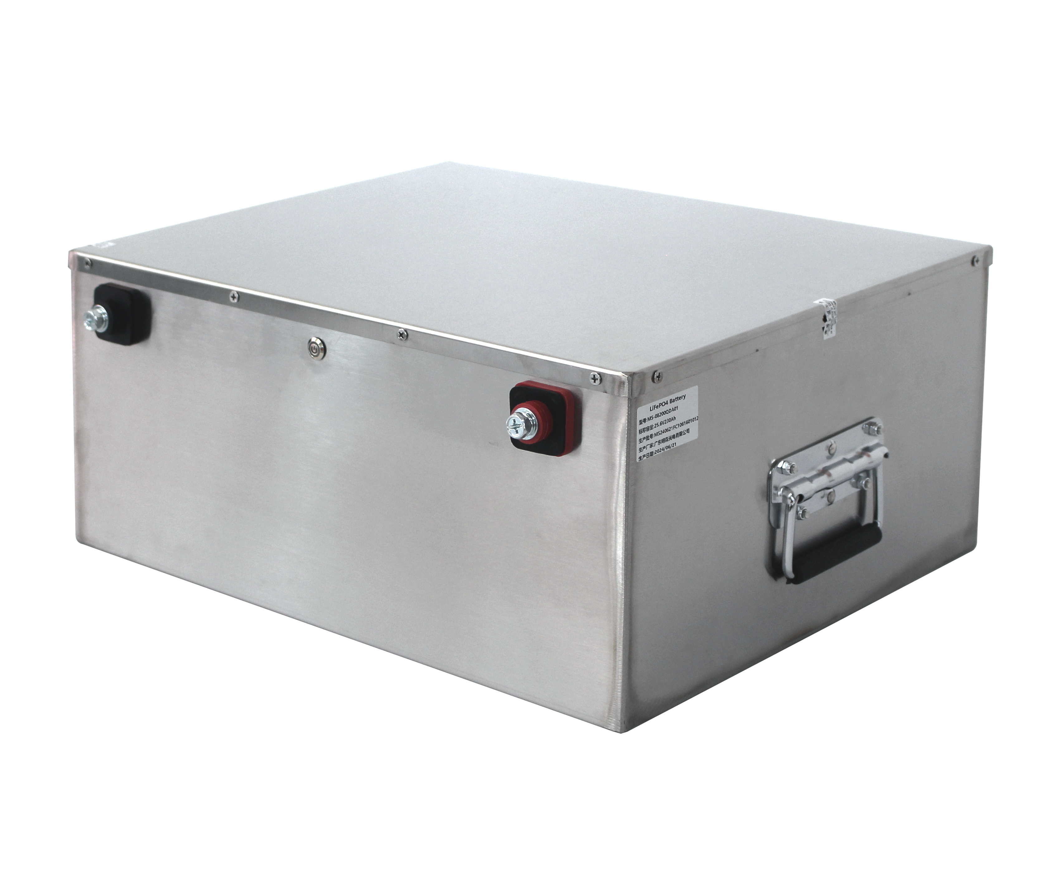 OEM Li Ion RV Battery Trolley Lifepo4 Pack 25.6V Campervan Lithium Battery