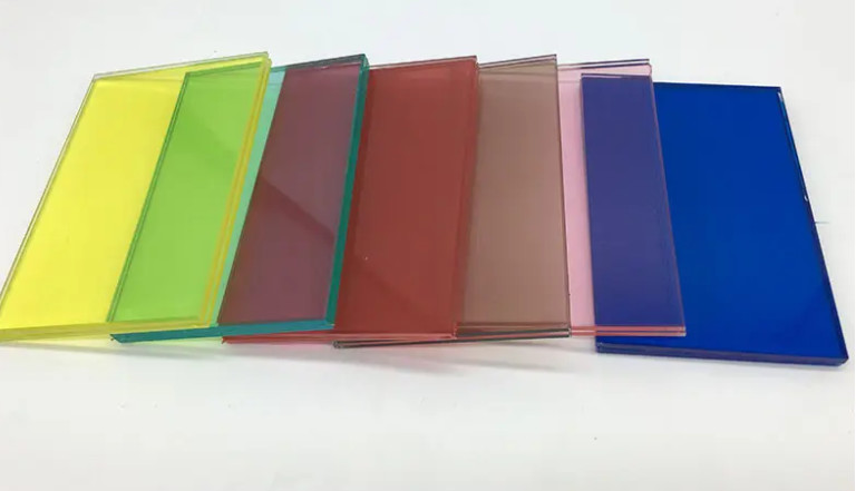 Polished Edge Finish Colored Tinted Float Glass UV Resistant