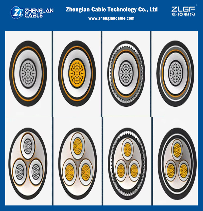 Medium Voltage XLPE Insulated PVC Or LSZH Sheathed Tape Armoured Copper / Aluminum Cables Underground Distribution