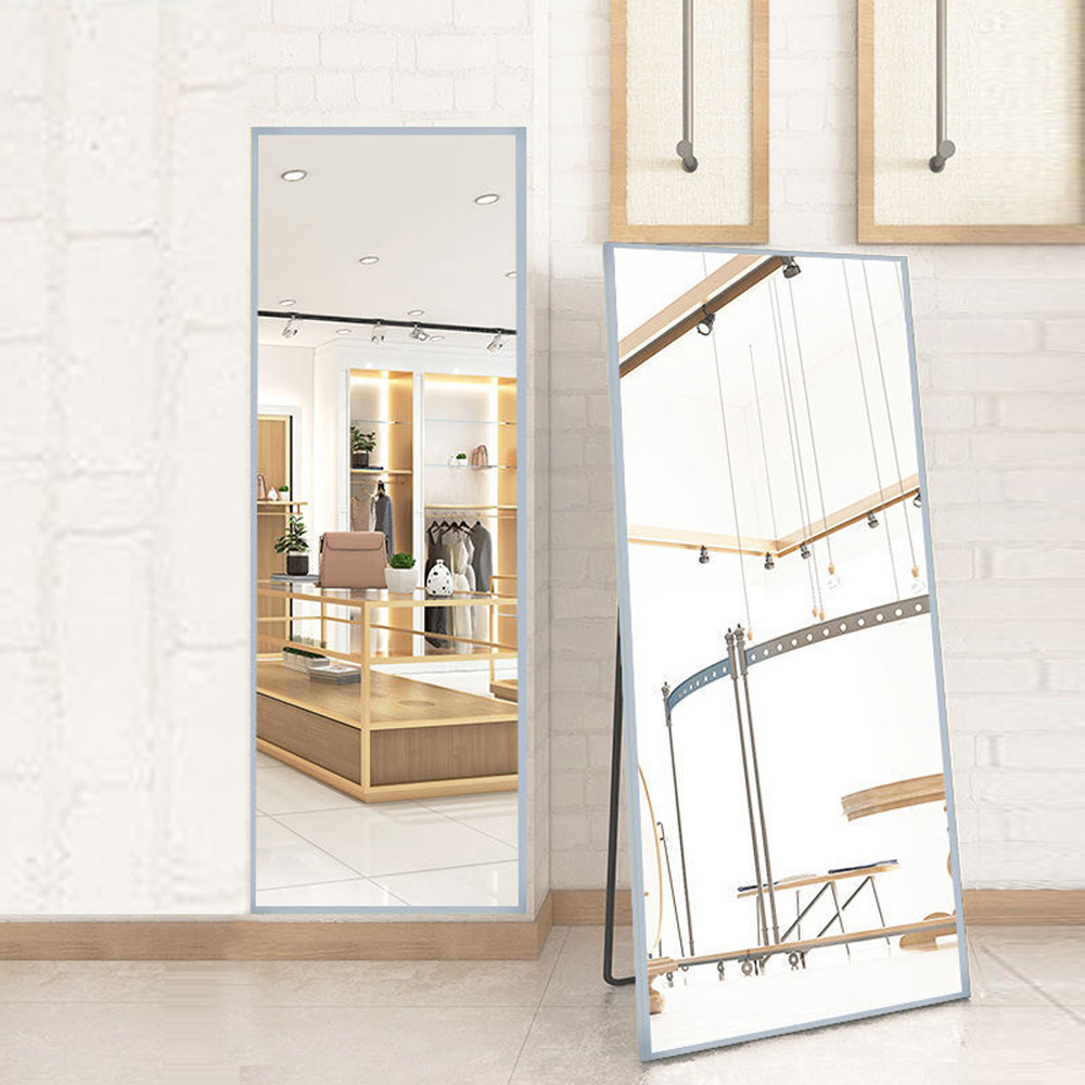 Nordic Style Arch Floor Mirror for Full Length Reflection in Living Room and Bathroom