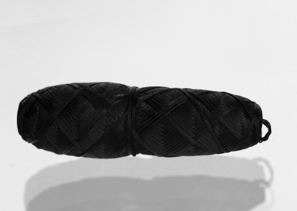 Compostable Silk Corn Bamboo Charcoal Dental Floss With Glass Bottle