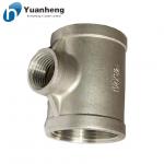Stainless Steel Pipe Fitting Tee with 1.4408 BSP Threaded from 1/2 Inch to 4