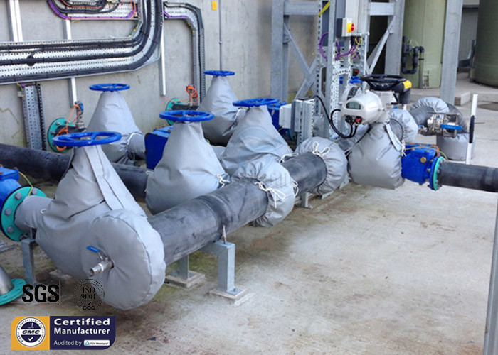 High Adaptable Gate Valve Cover Heating Keep Removable Insulation Jacket Alkali Free